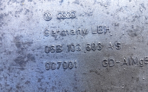 AUDI A6 C6 (2004–2011) Oil pan 06B103603AS - 2