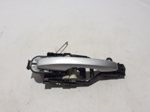 Front door external opening handle and its details - 