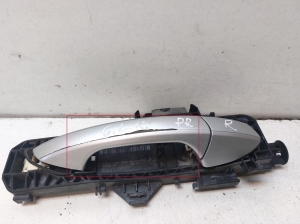 Mercedes Benz GLK-Class 204 (2008–2015) Front door exterior handle A2042600834 - 4