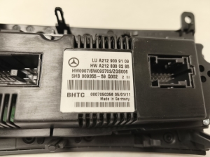 Mercedes Benz E-Class W212 (2009–2015) Heater control panel A2129009109 - 3