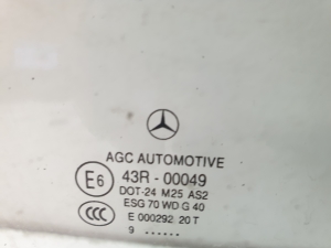 Mercedes Benz GLK-Class 204 (2008–2015) Esiukse klaas 43R00049 - 4