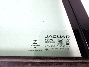 Jaguar l-Pace (2018–2026) Rear door quarter glass J9D325828A - 3