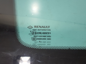 RENAULT Scenic (2009–2015) Aizmugurējā spārna sānu stikls 833071318R - 3