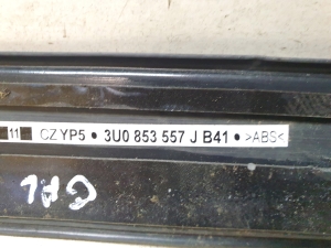 Skoda Superb (2001–2008) Inner sill trim 3U0853557J - 2