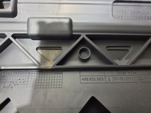 AUDI Q8 (2018–2026) Rear side door molding 4M8853969B - 3
