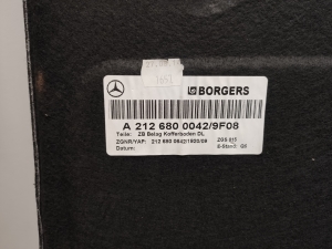 Mercedes Benz CLS-Class 218 (2011–2018) Trunk carpet A2126800042 - 6