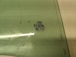 AUDI A4 B6 (2000–2005) Rear side door glass 43R00081 - 2