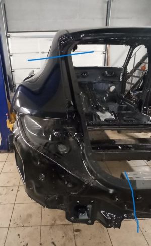 Porsche Panamera 971 (2016–2026) Rear fender and its parts - 3