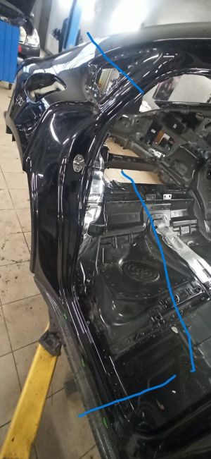 Porsche Panamera 971 (2016–2026) Aizmugurējais spārns un tā detaļas 971809406 Y - 3