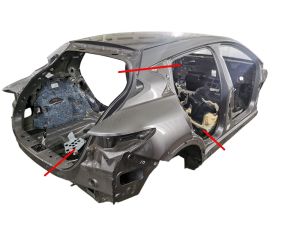   Kotflügel hinten und seine Teile  -  