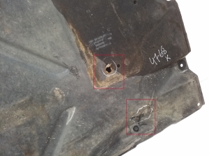 Mercedes Benz CLA-Class W117 (2013–2019) Põhjakaitse A2466840100 - 2