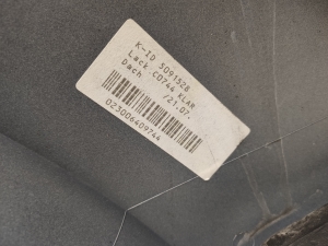 Mercedes Benz SL-Class 230 (2001–2012) Tagumine numbrimärgi hoidik A2307500137 - 5