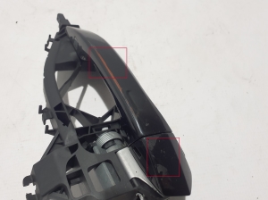 AUDI Q8 (2018–2026) Front door external opening handle and its details - 2