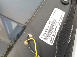 BMW X3 F25 (2010–2017) Seitenscheibe hinten (Karosserie) 7205659 - 2