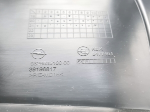 Opel Corsa F (2019–2026) Center console 9829795380 - 2