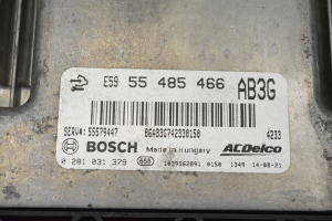 Opel Astra J (2009–2017) Motorsteuergerät 55485466 - 4