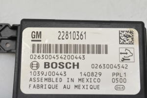 Opel Astra J (2009–2017) Parking system control unit 22810361 - 3