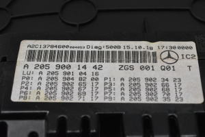Mercedes Benz C-Class 205 (2014–2021) Näidikuplokk A2059001442 - 3