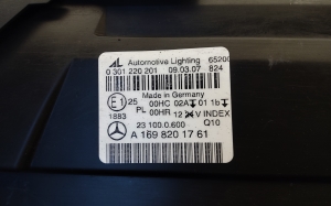 Mercedes Benz B-Class 245 (2005–2011) Scheinwerfer vorne A1698201761 - 2