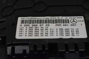 Mercedes Benz C-Class 205 (2014–2021) Instrument cluster A2059008729 - 3