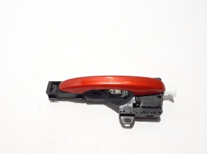   Rear side door exterior handle and its parts  -  