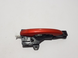   Rear side door exterior handle and its parts  -  