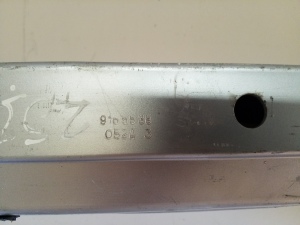 Opel Combo C (2001–2011) Front bumper reinforcement 9165538 - 3