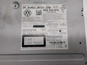 Volkswagen Golf VII (2012–2026) Audio, Video, Navigation 5G0035874 - 2