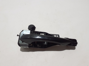 Front door external opening handle and its details