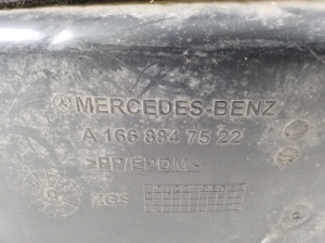 Mercedes Benz GLS 166 (2015–2019) Aizmugurējais apakšspārns A1668847522 - 3