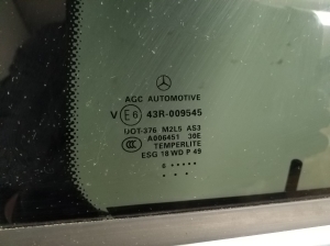 Mercedes Benz GLS 166 (2015–2019) Aizmugurējās sānu durvis un to detaļas - 5