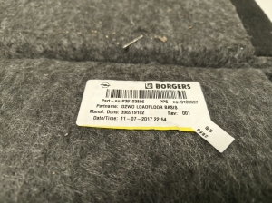 Opel Astra K (2015–2021) Trunk carpet 39103806 - 3