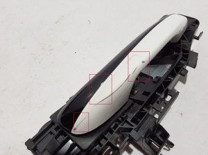 Mercedes Benz AMG GT AMG GT X290 (2018–2026) Front door external opening handle and its details - 2