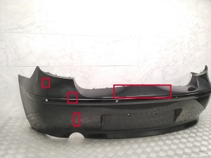 BMW 1 SERIES E87 (2003–2012) Aizmugurējais bamperis 7058507 - 8