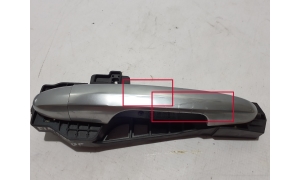 FIAT 500L (2012–2018) Front door external opening handle and its details - 2