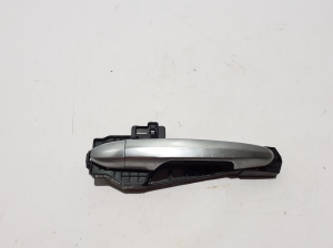 Front door external opening handle and its details - 