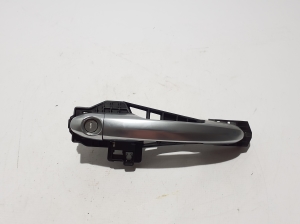 Front door external opening handle and its details - 