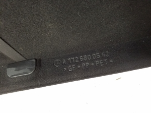 Mercedes Benz SLK-Class 172 (2011–2026) Trunk carpet A1726800542 - 2