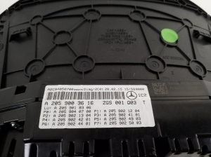 Mercedes Benz C-Class 205 (2014–2021) Instrument cluster A2059003616 - 4