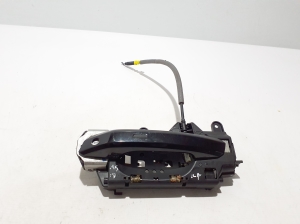 Front door external opening handle and its details