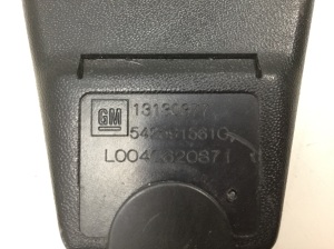 Opel Meriva (2003–2010) Esiistme turvavöö lukk 13130377 - 2