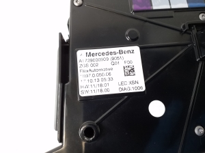 Mercedes Benz SLK-Class 172 (2011–2026) Front interior lighting panel A1729000909 - 5