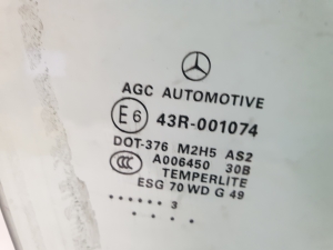 Mercedes Benz GL-Class 166 (2012–2015) Esiukse klaas 43R001074 - 3