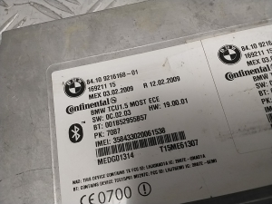 BMW 7 SERIJA F02 (2008–2015) Bluetooth module 9216168 - 2