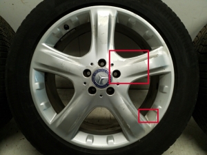 Mercedes Benz ML-Class 164 (2005–2011) Rim set - 2