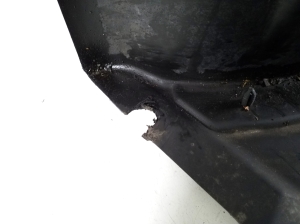 Mercedes Benz ML-Class 164 (2005–2011) Front wheel arch liner, front section A1648802705 - 3