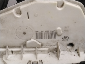 Volkswagen Golf VII (2012–2026) Front door lock 5K1837016E - 7