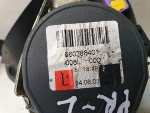 AUDI A4 B6 (2000–2005) Front seat belt 560788401 - 3