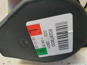 AUDI A4 B6 (2000–2005) Sicherheitsgurt hinten 602879000 - 5