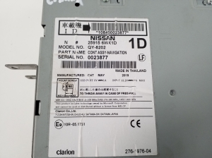 NISSAN NV200 (2009–2026) Audio, Video, Navigation 259156WX1D - 2